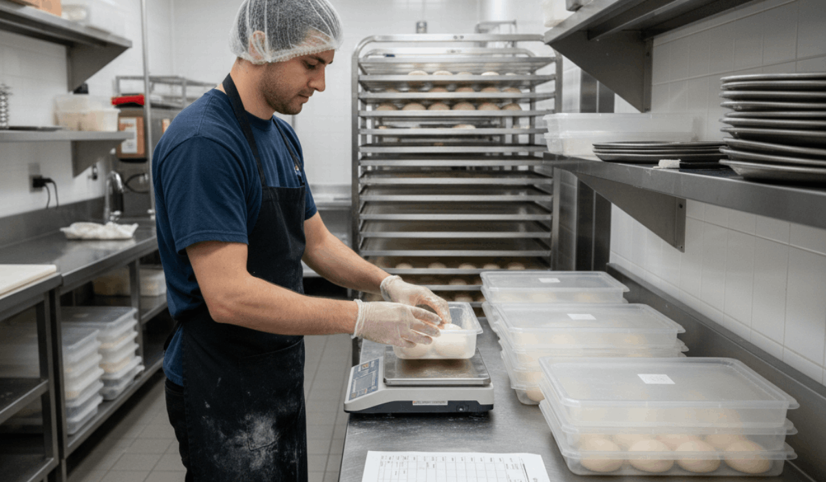 Pizza Hut en tienda: Tareas de preparación de la masa para el personal de cocina